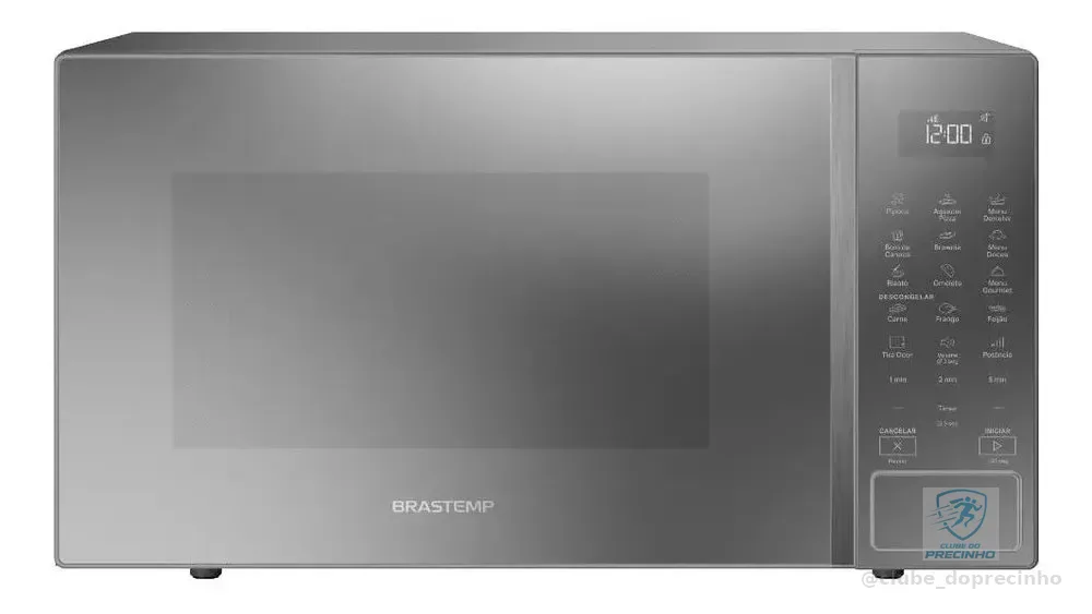 Micro-ondas Brastemp 32L Cinza com Menu Gourmet - BMS46AR