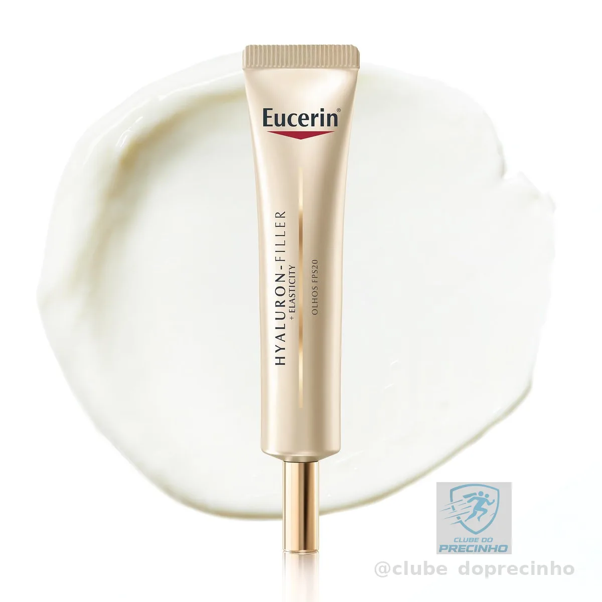 EUCERIN Creme de Olhos Anti-idade Firmador FPS 20 15ml, Elasticity, Hyaluron-Filler, Ácido Hialurônico, Antirrugas