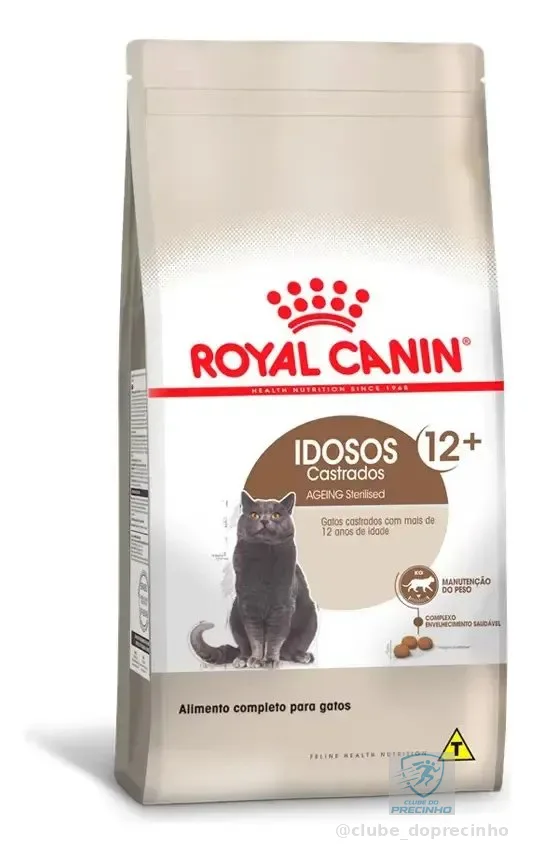 Ração Royal Canin Castrados+ 12 Gato Senior 4kg