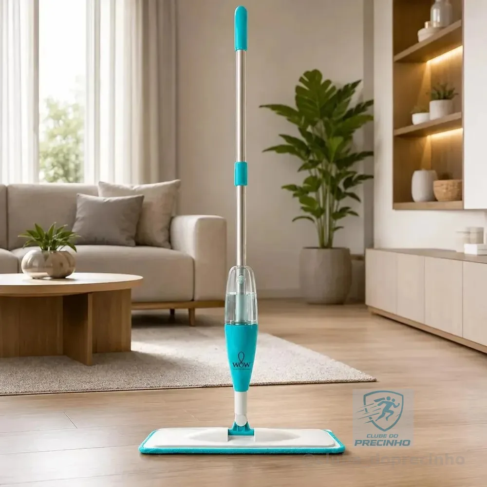 Mop Spray Com Reservatório Esfregão Vassoura Mágica Refil Wow World Of Wonders