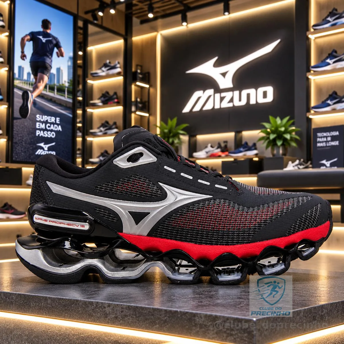 Tênis Mizuno Wave Prophecy 15 - 35 ao 44