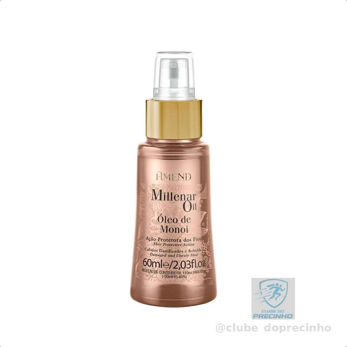 Óleo de Tratamento Protetor com Óleo de Monoi 60ml | Amend Millenar Oil