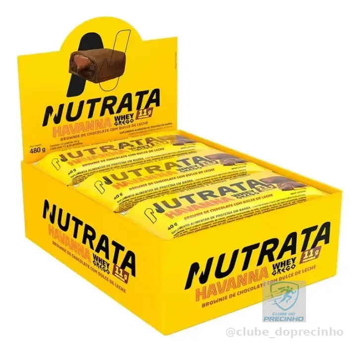 Kit Com 12 Barras Proteicas Havanna Gregobar Doceleite Displ 12un Nutrata