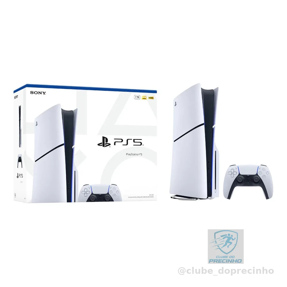 Console Playstation 5 Sony, Slim, SSD 1TB, Edição Disk