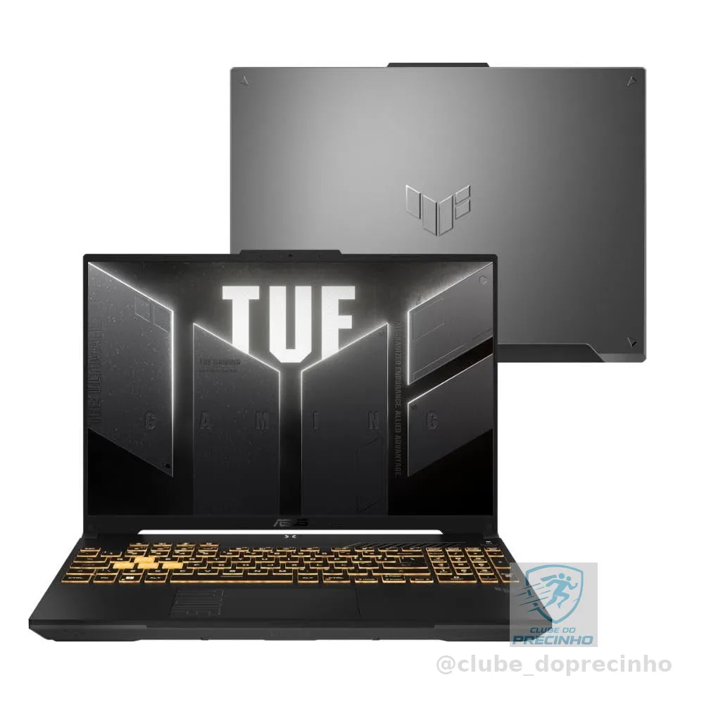 Notebook ASUS TUF Gaming F16 FX607VU RTX4050 Intel Core 5 210H 16Gb Ram 512Gb SSD Windows 11 Tela Nível IPS 16" LED 144Hz Gray - RL053W