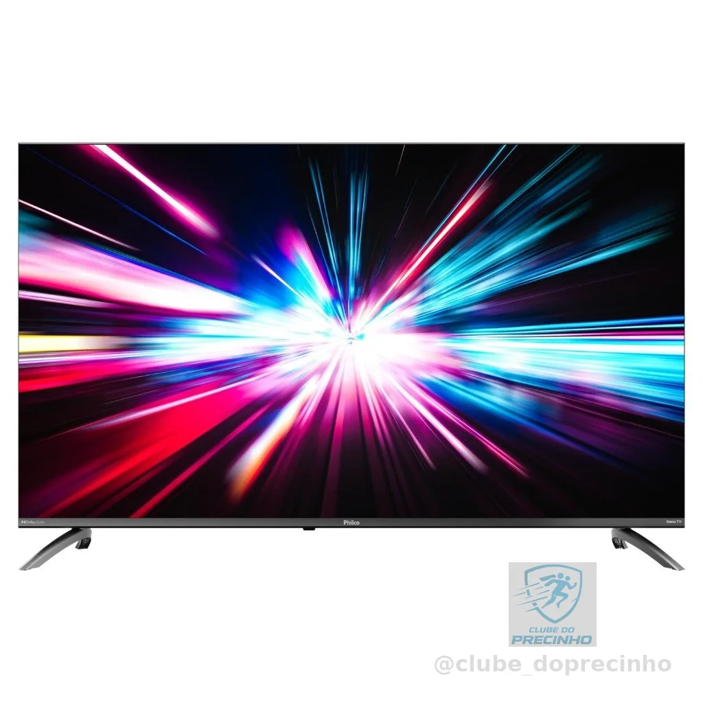 SMART TV PHILCO 50" 4K UHD ROKU TV HDR10 DOLBY AUDIO P50CRB SPACE GRAY