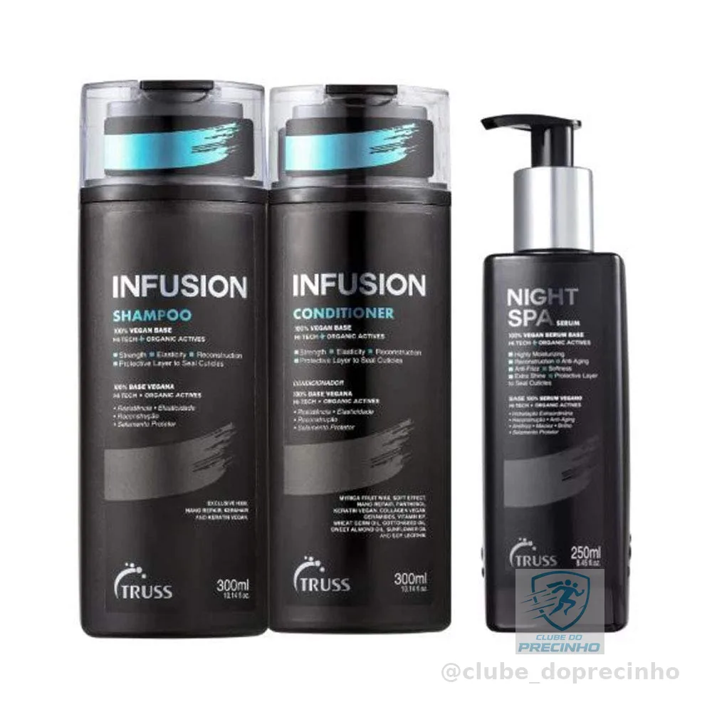 Infusion (shampoo + Condicionador) + Night Spa Truss