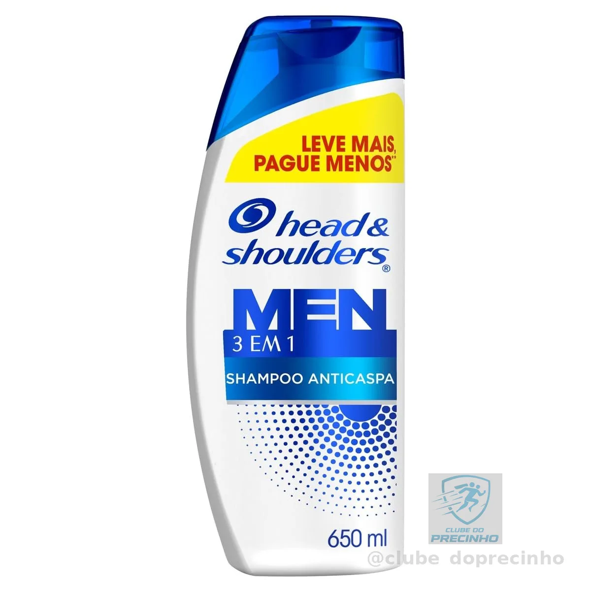 Head & Shoulders Shampoo Anticaspa Men 3 em 1, 650 ml