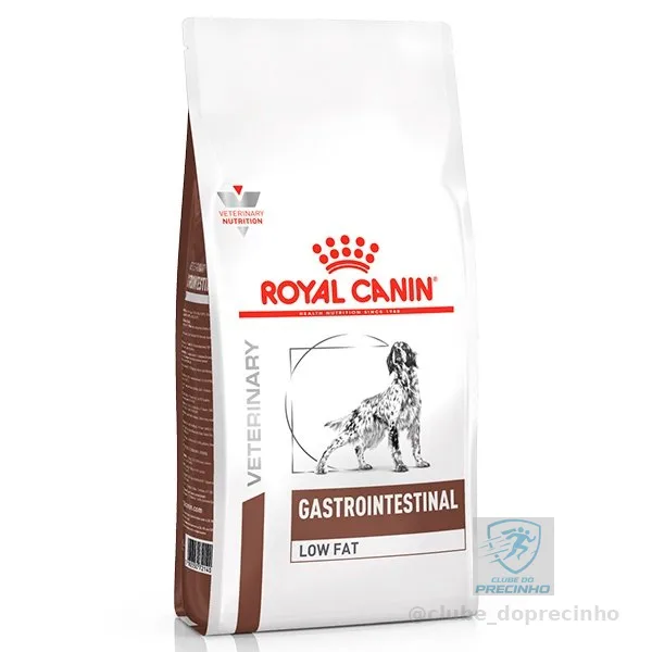 Ração Royal Canin Veterinary Nutrition Gastro Intestinal Low Fat para Cães Adultos - 10,1Kg