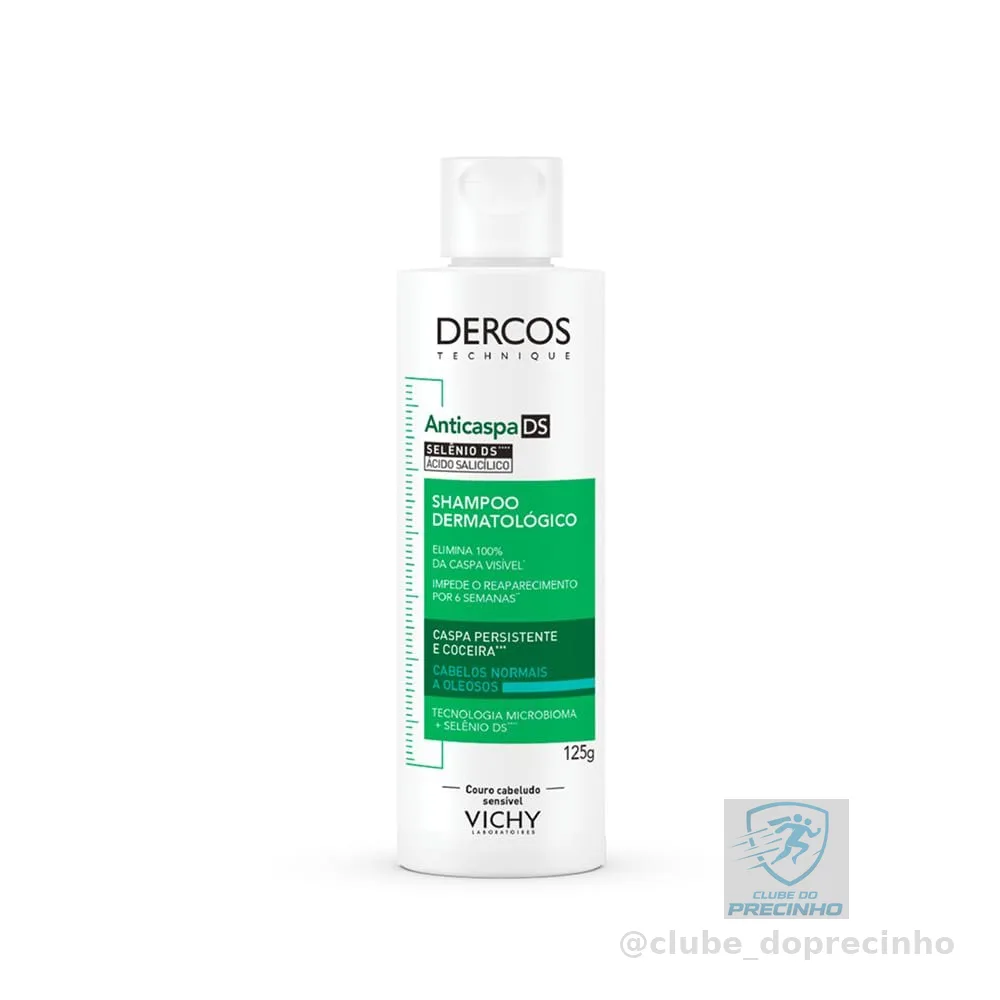 Vichy, Dercos Shampoo Anticaspa para Cabelos Normais a Oleosos