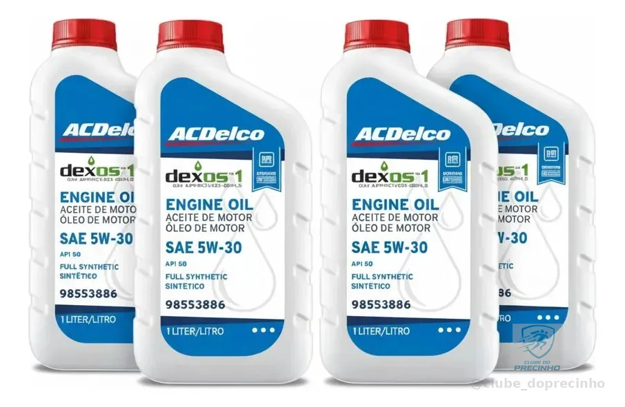 4 Litro Óleo Sintético Sae 5w30 Dexos1 Gen.3 Acdelco