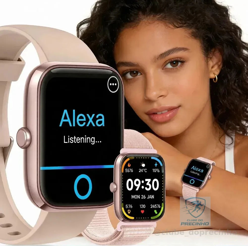 Relógio Inteligente Smartwatch Alexa 