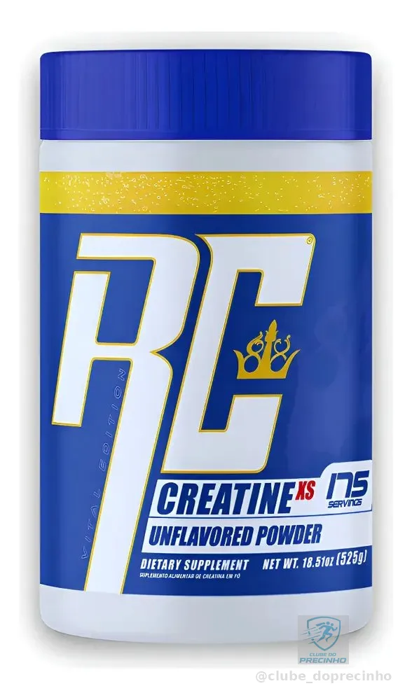 Creatina Monohidratada 100% Pura Ronnie Coleman Sem Sabor 525g