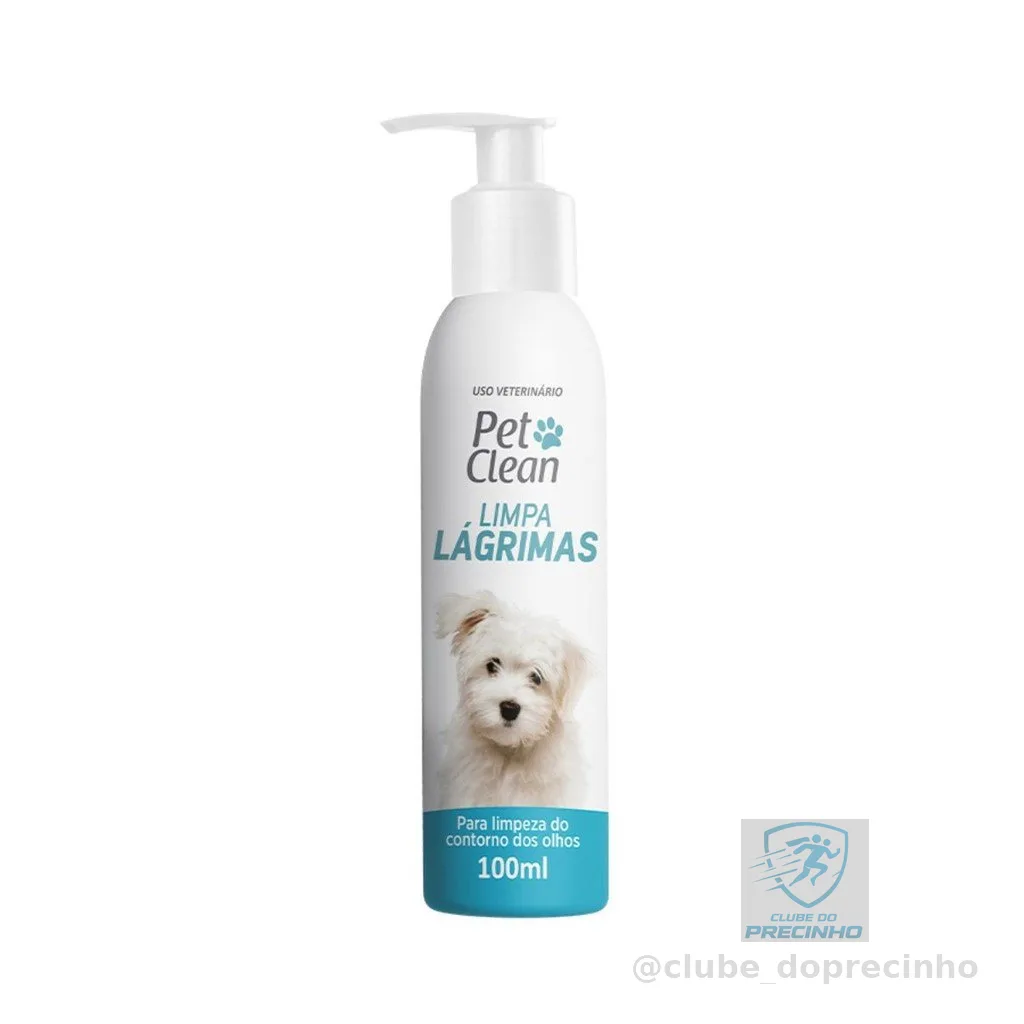 Limpa Lágrimas para Cães e Gatos 100 ml - Pet Clean