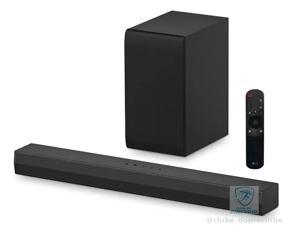 Soundbar LG S40T Bluetooth, 300W, Som Imersivo Design Compacto, Conectividade, Ideal para TV e Entretenimento em Casa
