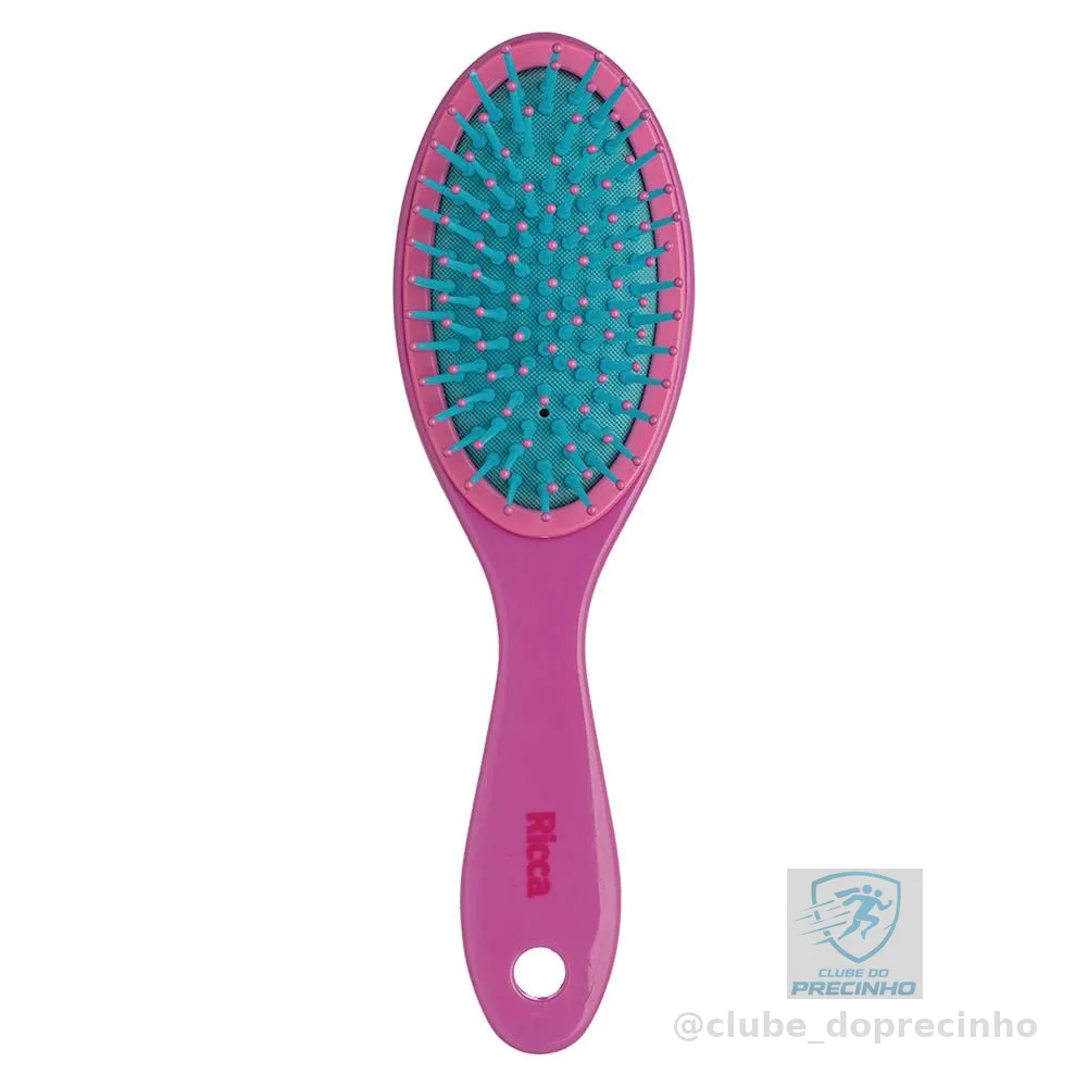 Ricca_ Escova de Cabelo Oval- Cores Sortidas