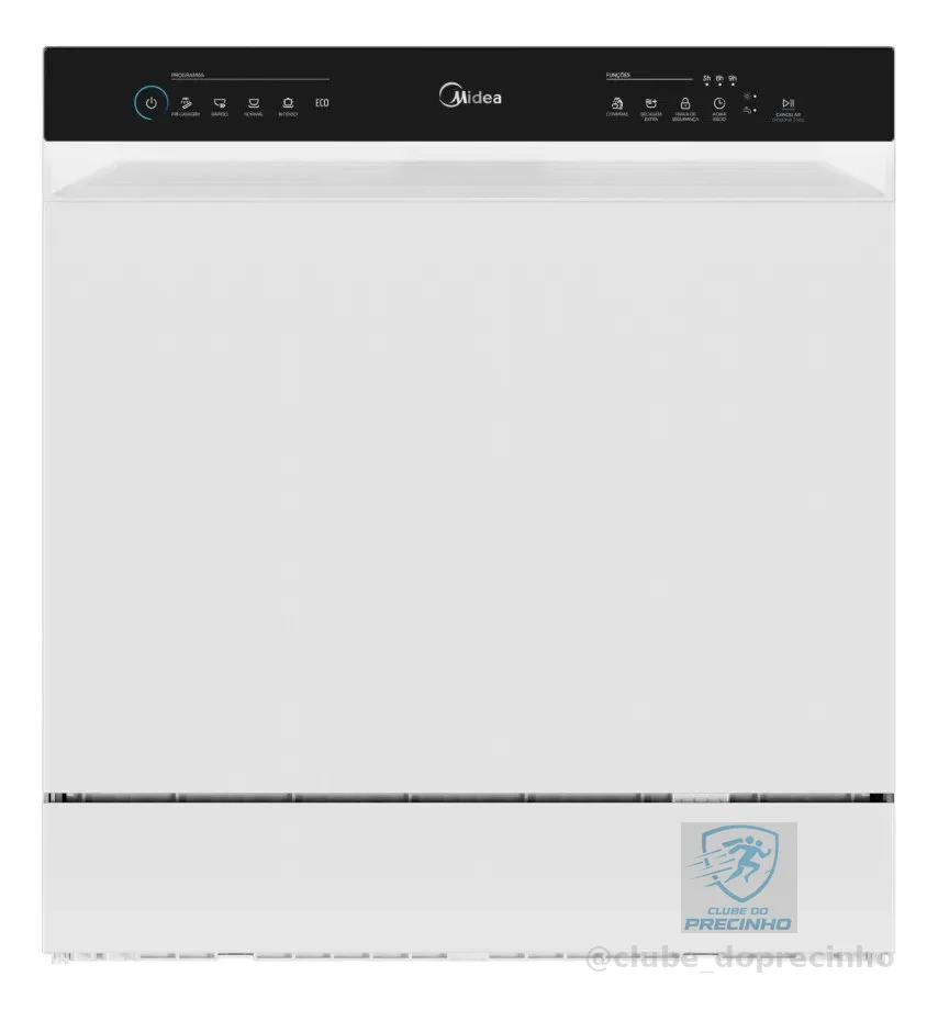 Lava Louças 8 Serviços Branco Touch Plus Midea
