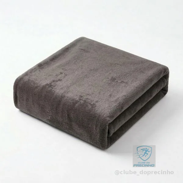 Mantinha Cobertor Soft Casal Ultra Macio Luxo Aconchego 2,00m x 1,80m 01 Peça