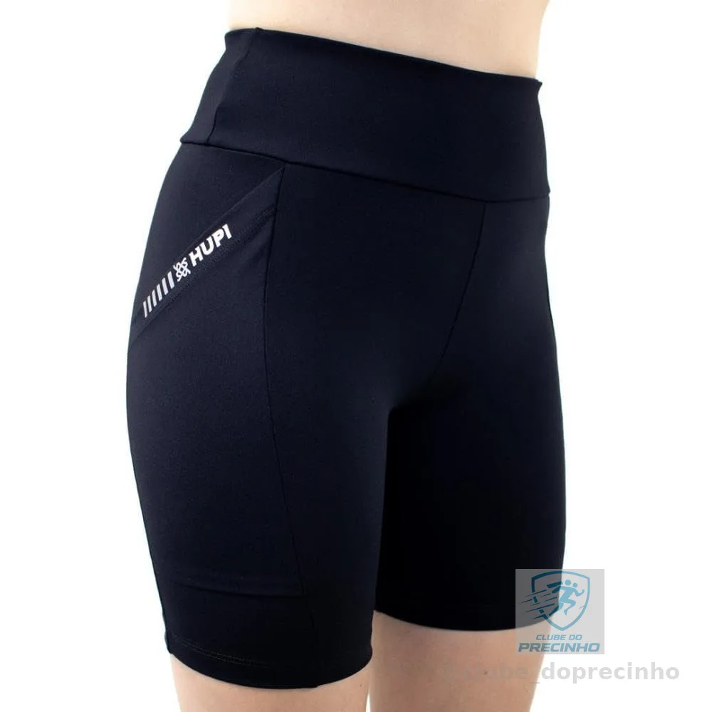 Bermuda Hupi Feminina Trainer Lift Preto