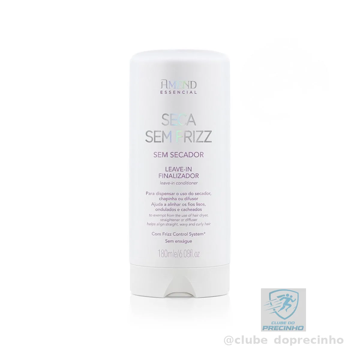 Seca Sem Frizz Leave-In Finalizador 180ml | Amend Essencial