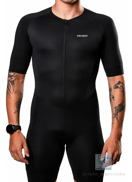 Macaquinho Triathlon Triway Sports Sprint Black Masculino