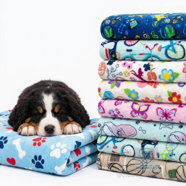 Manta Mantinha Pet Cobertor Coberta Microfibra Soft Estampado Cachorro Gato