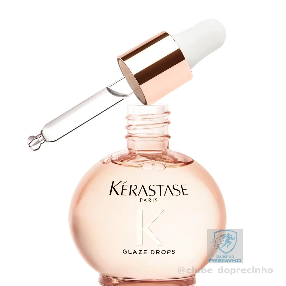 Kérastase Gloss Absolu Glaze Drops – Finalizador para Todos os Tipos de Cabelos com Tendência ao Frizz, com Óleo de Rosa Silvestre – Potencializa Brilho, Elasticidade e Maciez 45ml