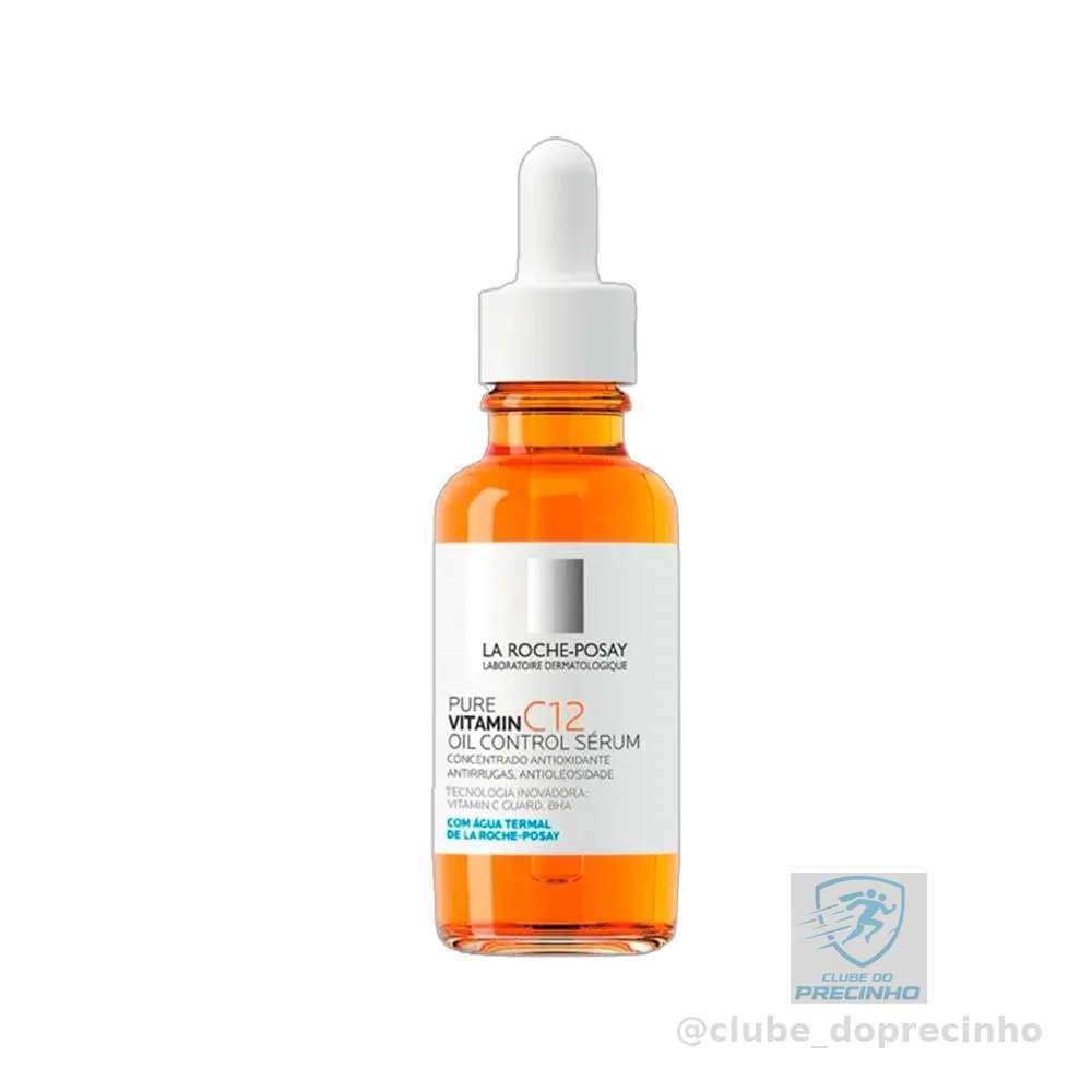 La Roche-Posay, Sérum Antirrugas para Peles Oleosas, Pure Vitamin C12 Oil Control