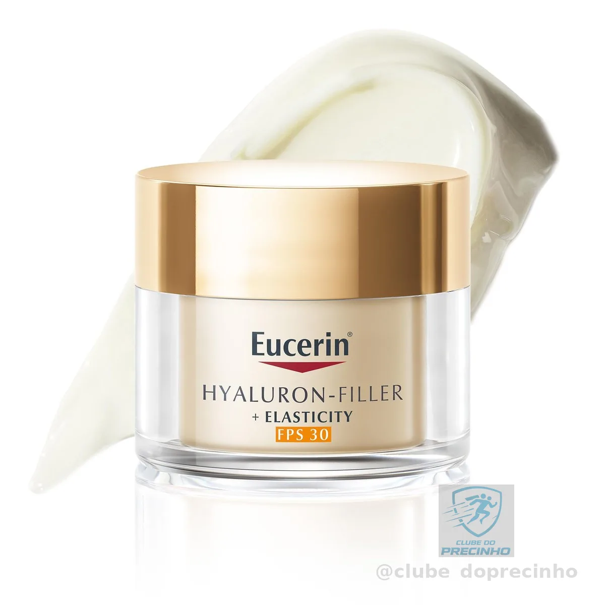 EUCERIN Creme Facial Anti-idade Firmador Dia FPS 30 50ml, Elasticity, Pele Madura, Hyaluron-Filler, Ácido Hialurônico, Antirrugas