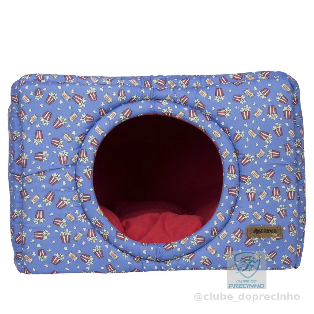 Toca E Cama 2X1 Tamanho P Pipoca Black Friday Agridoce Pet Cachorro Gato