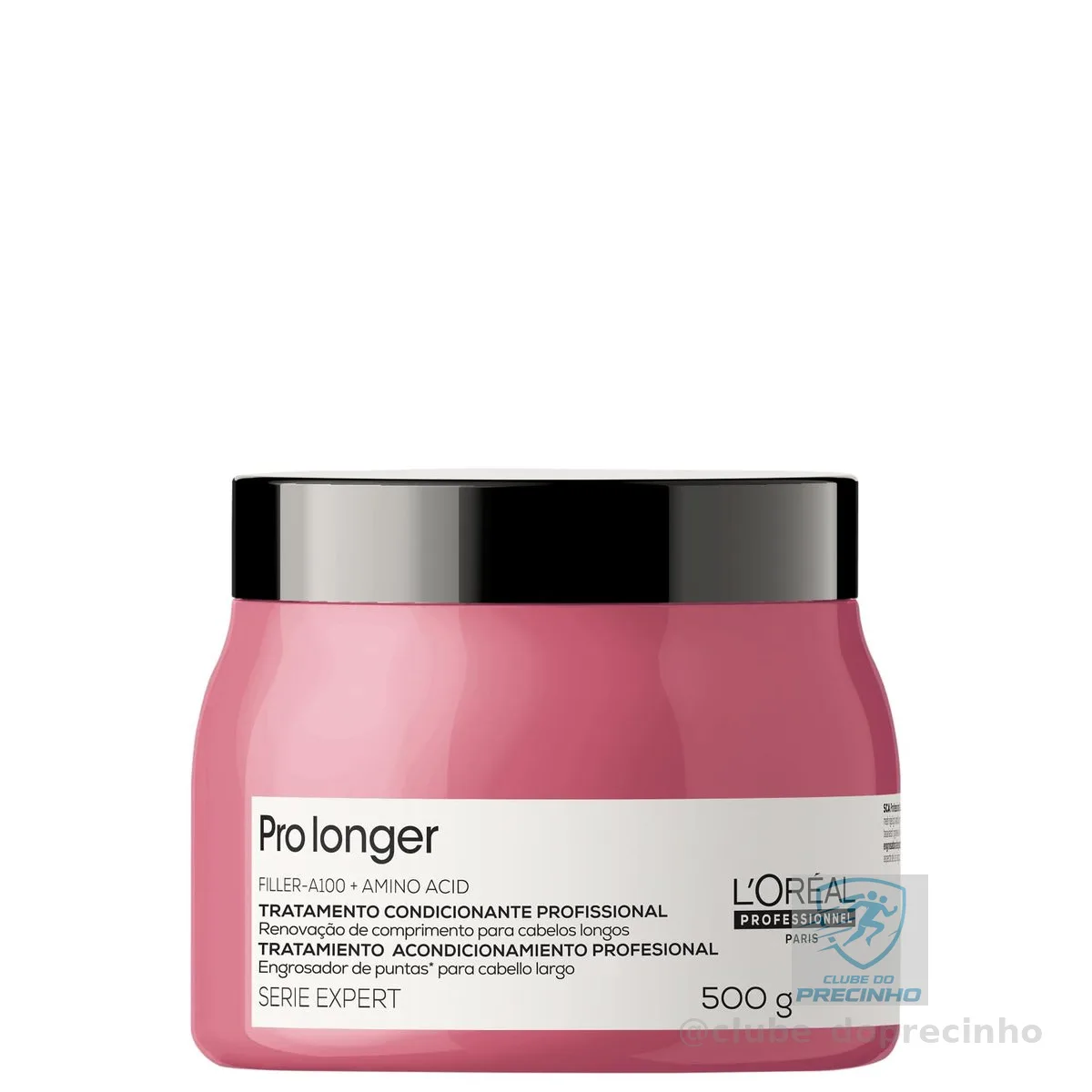 L'Oréal Professionnel Máscara de Tratamento Pro Longer, Reduz a Quebra e Aparência de Pontas Duplas, Adiciona Suavidade e Brilho, Para cabelos finos e com afinamento, 500g