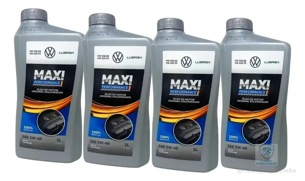 Óleo 5w40 508 509 Maxi Performance 100% Sintético 4 Litros
