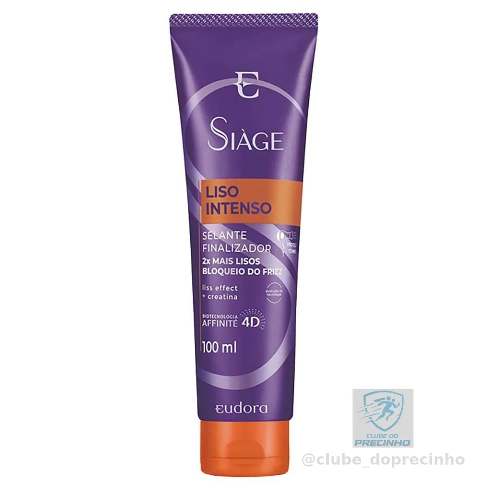 SIAGE LEAVE IN CAPILAR SELANTE FINALIZADOR LISO INTENSO 100ml RPCK, Eudora Siàge