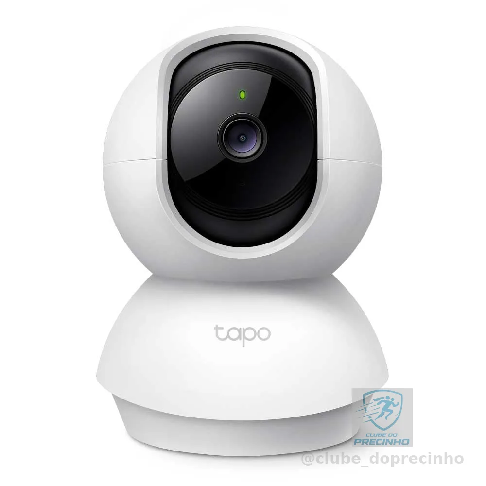 TP-Link Tapo C200, Camera de Segurança Wi-Fi 360º, 1080p Full HD, Visão Noturna, Audio de duas vias, Detecção de Movimentos, Trabalha com Alexa, 512G, Armazenamento na Nuvem