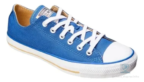 Tênis Converse Sem Gênero Taylor Ct1992 Curto T Ct1992000 Azul 02/caqui Fosco 02/branco Liso 38 Br