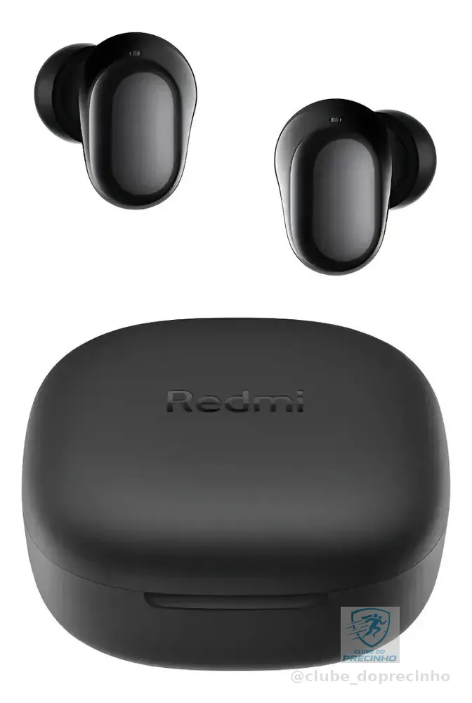 Fone de Ouvido Bluetooth Xiaomi Redmi Buds 6 Play M2420E1 Preto