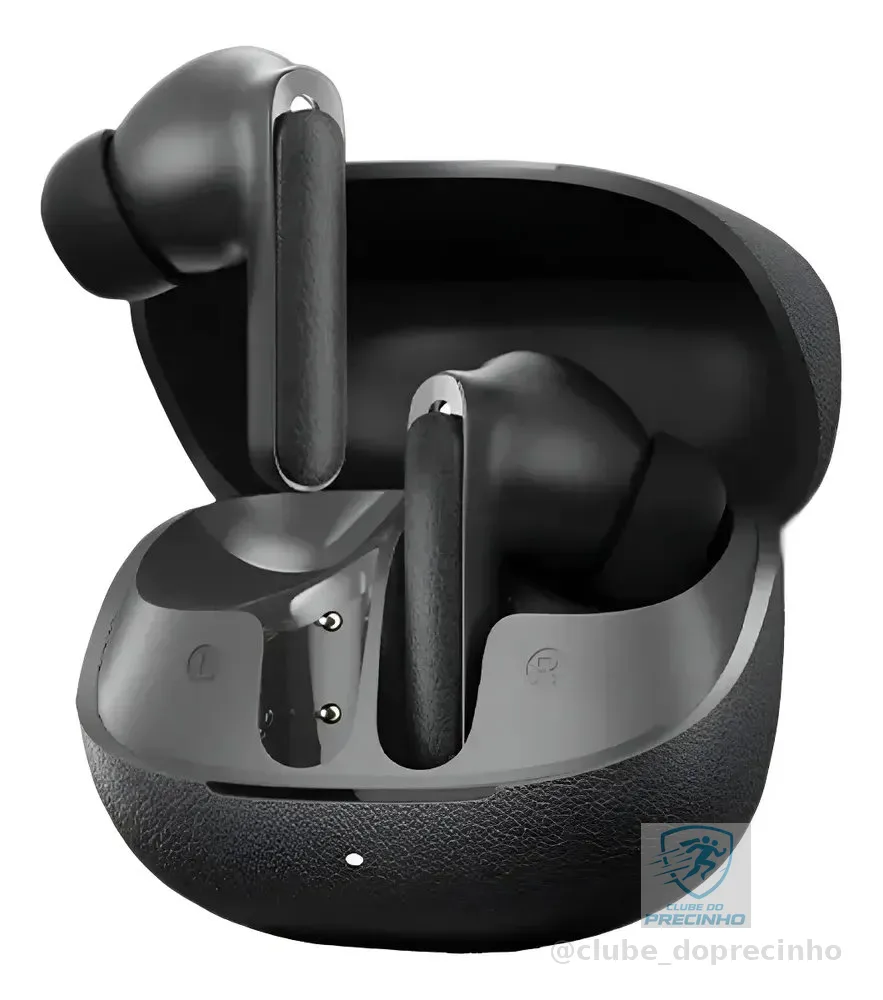 Fone Qcy Ht15 Buds Anc Bluetooth 5.4 Conexão Multiponto Cor Preto