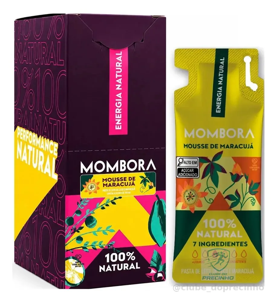 Gel Carbo Mombora 10 Un 31g Mousse De Maracujá Mousse De Maracujá