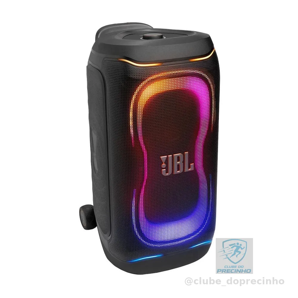 Caixa de Som JBL PartyBox 330 280W RMS Luzes RGB e Bateria de Até 18h Preto