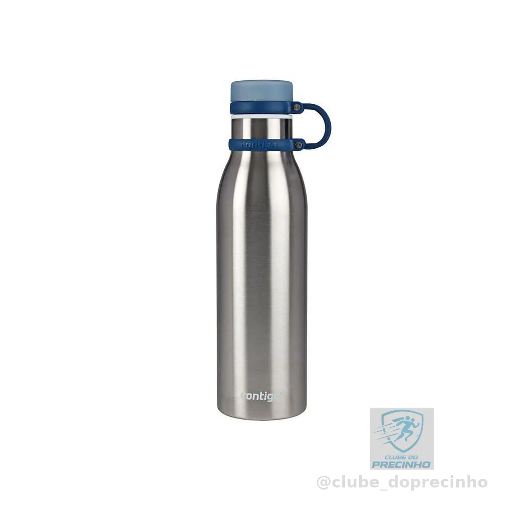 Garrafa Térmica Inox Parede Dupla Matterhorn 591ml Azul Mônaco Contigo