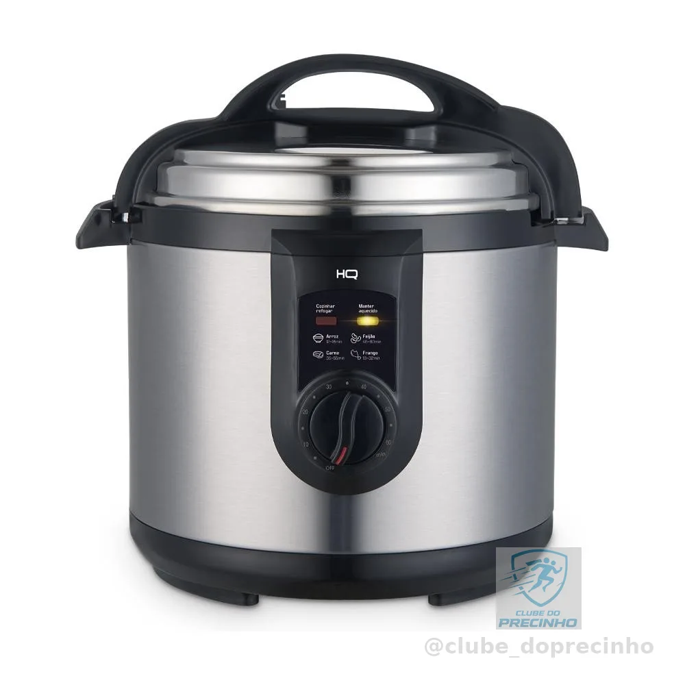 Panela de Pressão Elétrica Multifuncional HQ 5 Litros Inox HQ-Y5MI