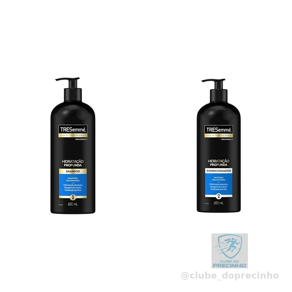 Kit TRESemmé Shampoo + Condicionador Hidratação Profunda 650ml
