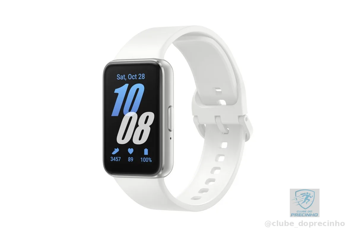 Smartwatch Samsung Galaxy Fit3 Display 1.6" Prata