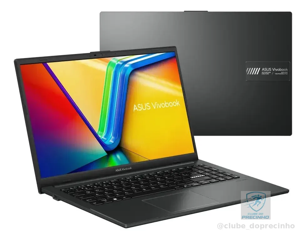Notebook ASUS VivoBook Go 15, AMD Ryzen 5 7520U, 8GB RAM, 512GB SSD, KeepOS/Linux, Tela 15,6" FHD, Mixed Black - E1504FA-NJ732