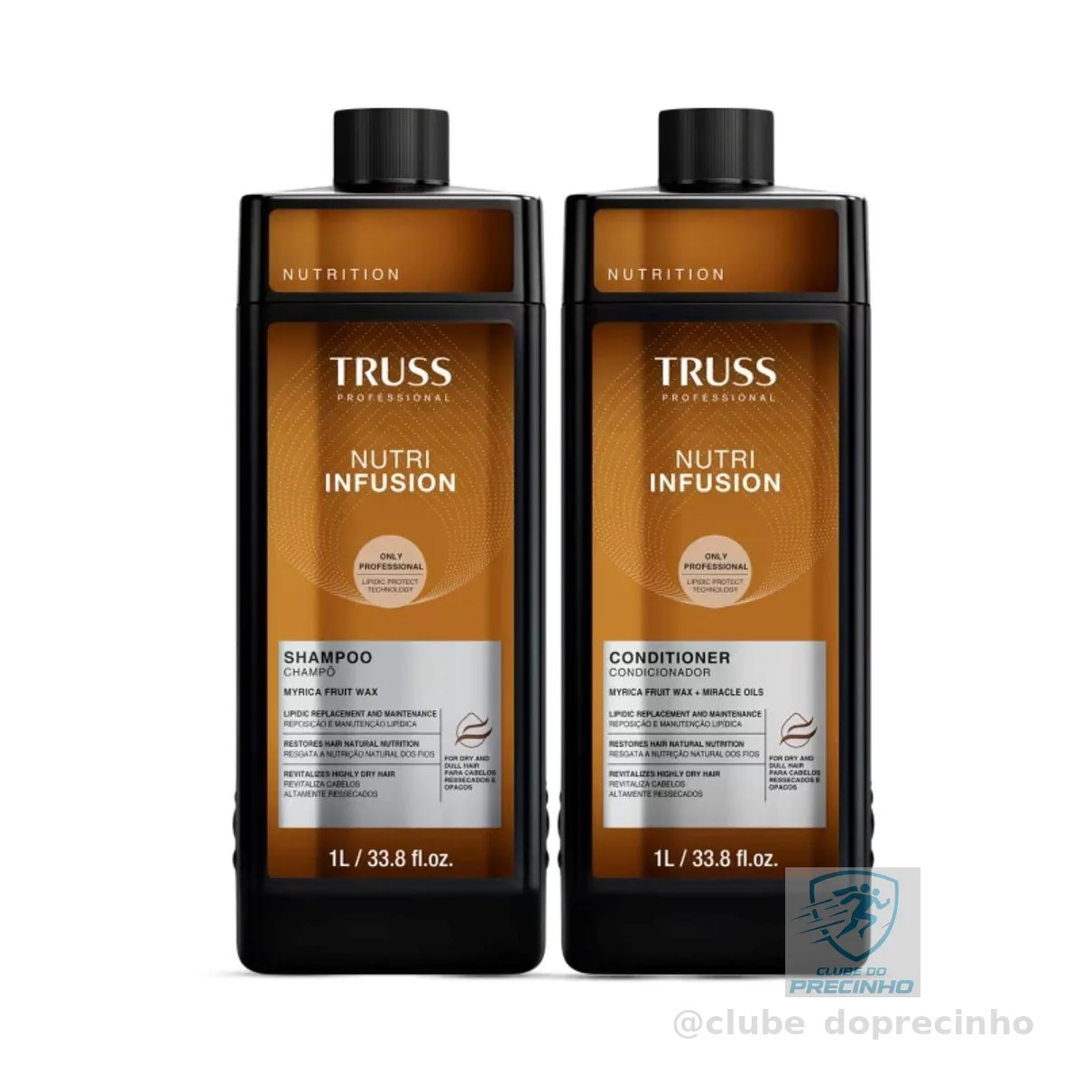 Kit Truss Nutri Infusion - Shampoo 1L e Condicionador 1L
