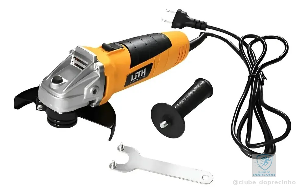 Esmerilhadeira Angular Lith LT3035 600W Disco 125mm Trava Segurança