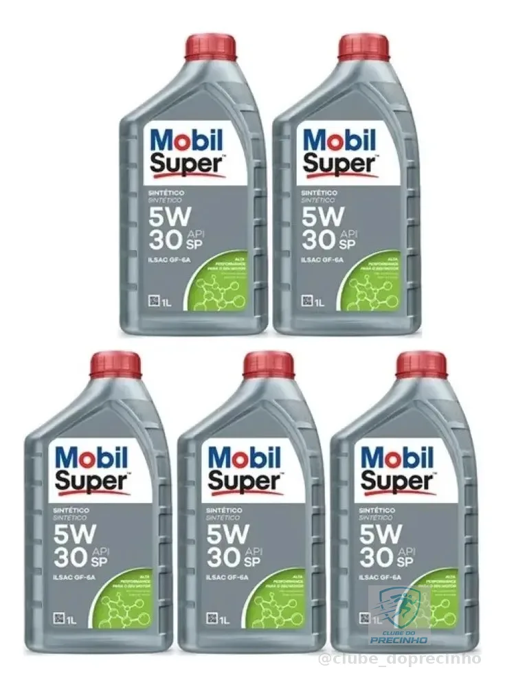 Kit 5 Litros Oleo Mobil 5w30 Api Gf6a Sin Super 2020 A 2020