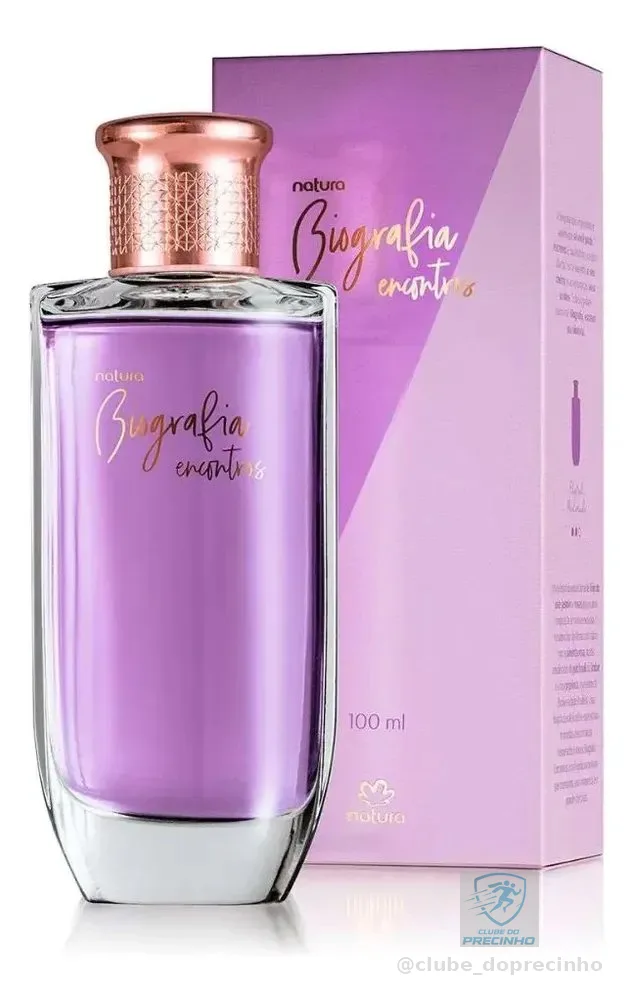 Perfume Biografia Encontros Natura Feminino 100ml