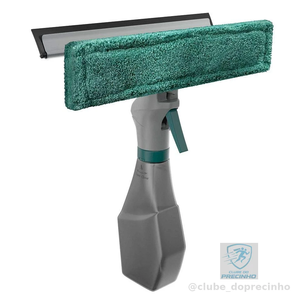 Flash Limp Limpa Vidros Spray Rodinho E Limpeza Reservatório 230 Ml Verde
