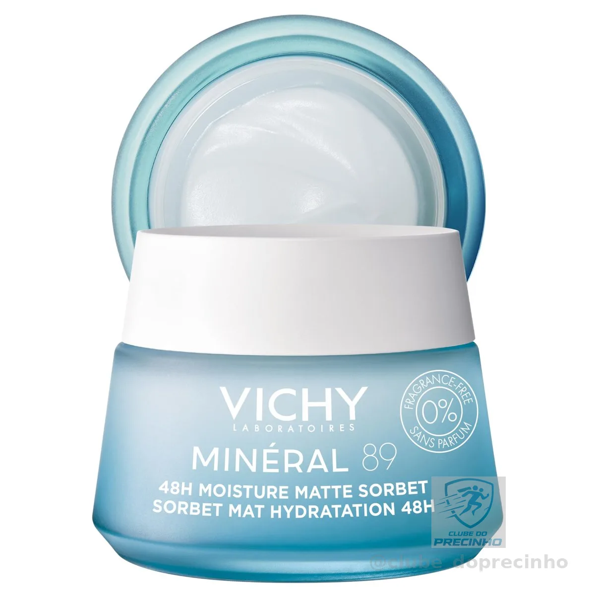 Hidratante Facial Vichy Minéral 89 Sorbet Gel Matte Pele Oleosa 50ml